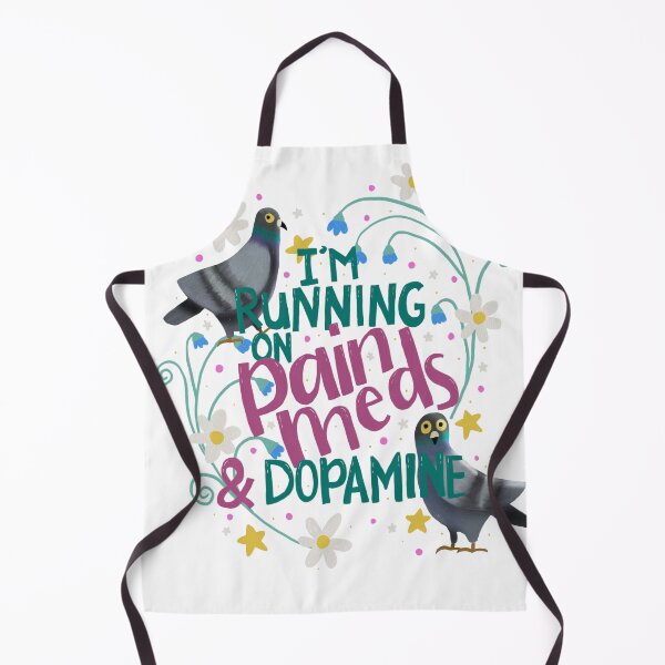 Item preview, Running on pain meds and dopamine  designed and sold by helenpea.