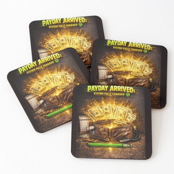 Item preview, Payday Arrived — Fully Charged Wallet designed and sold by ivodanivan.