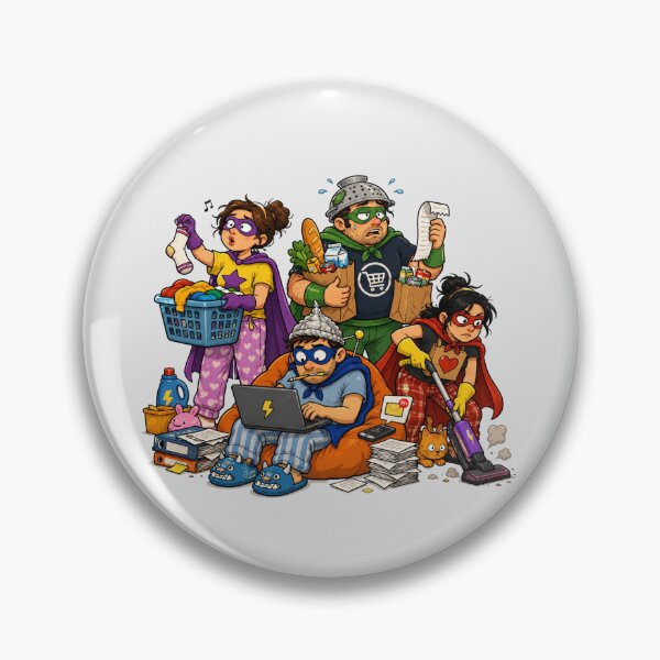Item preview, Everyday Superheroes | Funny Adulting Comic Art designed and sold by Fanverse Merchandise.