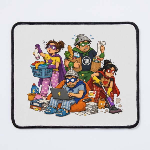 Item preview, Everyday Superheroes | Funny Adulting Comic Art designed and sold by Fanverse Merchandise.