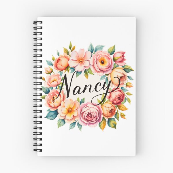 Item preview, Nancy Floral Name Watercolor Boho Personalized Design designed and sold by ArcticFoxStudio.