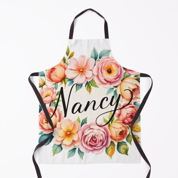 Item preview, Nancy Floral Name Watercolor Boho Personalized Design designed and sold by ArcticFoxStudio.