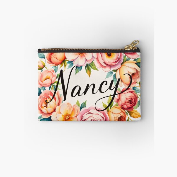 Item preview, Diseño personalizado estilo boho con acuarela y nombre floral de Nancy designed and sold by ArcticFoxStudio.