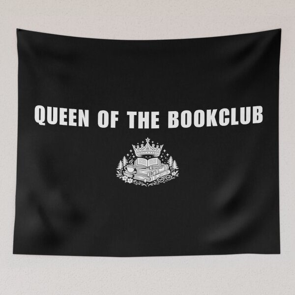 Item preview, Queen of the Bookclub - Vintage bookworm designed and sold by SidTastic .