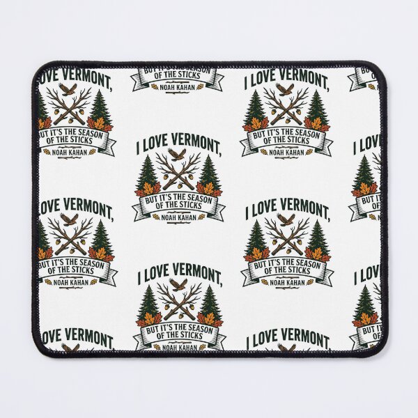 Item preview, I LOVE VERMONT, BUT IT’S THE SEASON OF THE STICKS NOAH INSPIRED INDIE-FOLK AESTHETIC T-SHIRT designed and sold by Estte-creative.