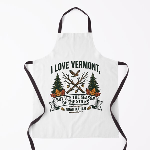 Item preview, I LOVE VERMONT, BUT IT’S THE SEASON OF THE STICKS NOAH INSPIRED INDIE-FOLK AESTHETIC T-SHIRT designed and sold by Estte-creative.