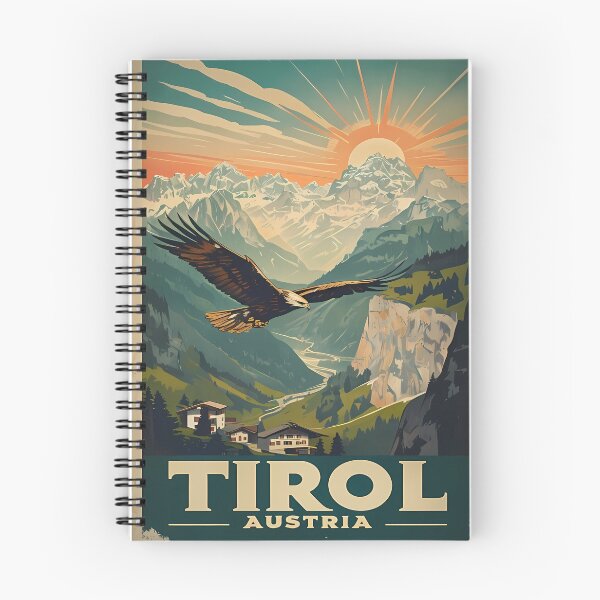 Item preview, Tyrol Austria Vintage Travel Poster - Retro Alps Art designed and sold by Modern Nest Art.