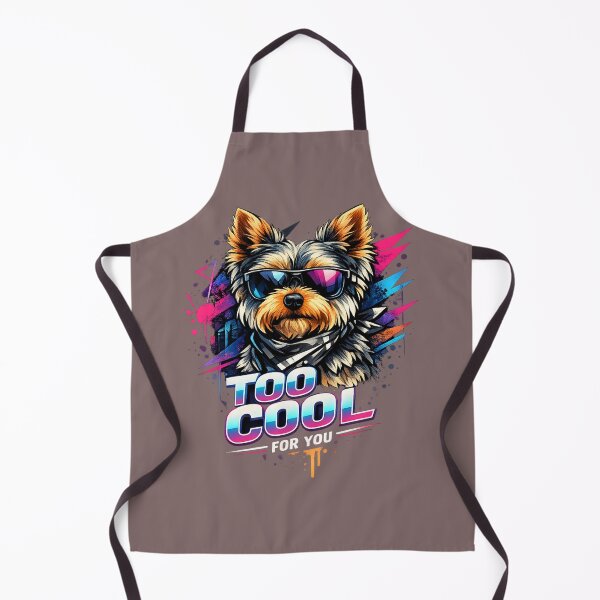 Item preview, Modern Yorkie Art – Too Cool For You Dog Design designed and sold by Yorkie Magic Studio .