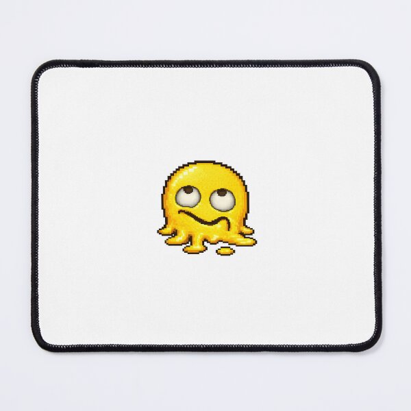 Item preview, Melting Pixel Emoji – Retro 8 Bit Exhausted Reaction Sticker designed and sold by ANiyati.