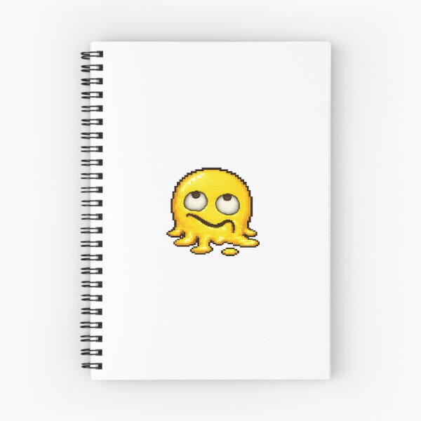 Item preview, Melting Pixel Emoji – Retro 8 Bit Exhausted Reaction Sticker designed and sold by ANiyati.