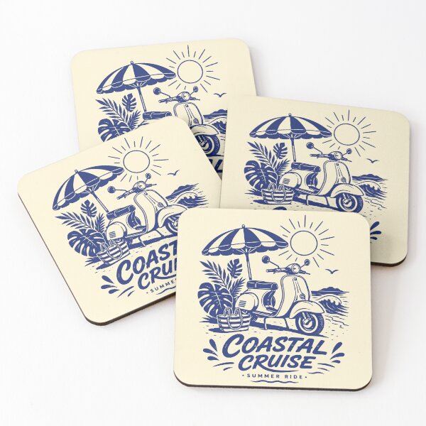 Item preview, Vintage Coastal Cruise Summer Ride designed and sold by 89shirts.