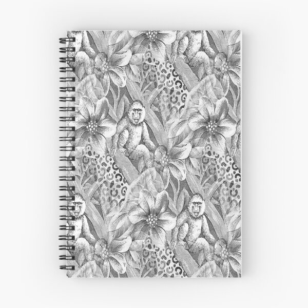 Item preview, Monkey Flower in Black and White designed and sold by yonni.