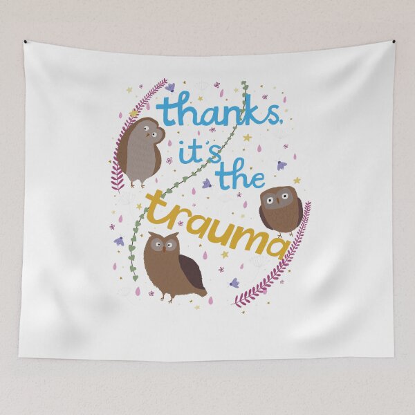 Item preview, Thanks, it’s the trauma designed and sold by helenpea.