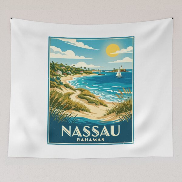 Item preview, Nassau Bahamas Travel Beach Island Vacation Souvenir designed and sold by Simsimah26Parks.