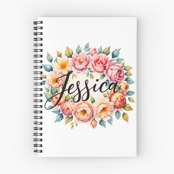 Item preview, Jessica Floral Name Watercolor Boho Personalized Design designed and sold by ArcticFoxStudio.