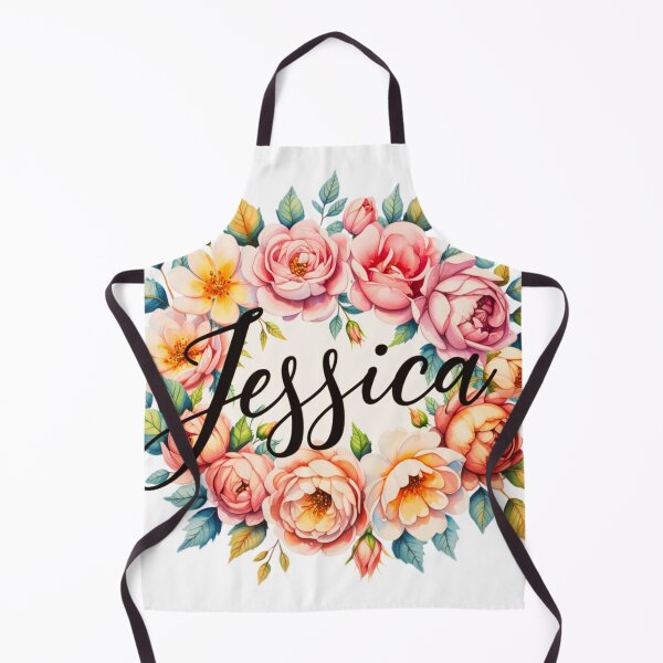 Item preview, Jessica Floral Name Watercolor Boho Personalized Design designed and sold by ArcticFoxStudio.