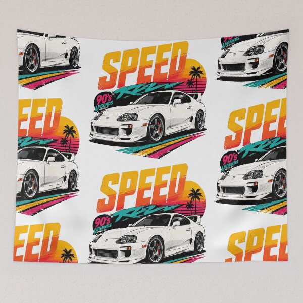 Item preview, Retro Speed Sports Car designed and sold by StickersHul.