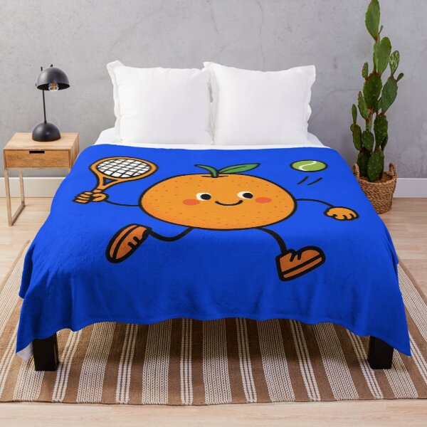 Item preview, Funny Orange Hitting a Tennis Ball designed and sold by AlchemyColor.