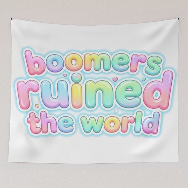 Item preview, Boomers Ruined The World designed and sold by TobattoVision Commodities.