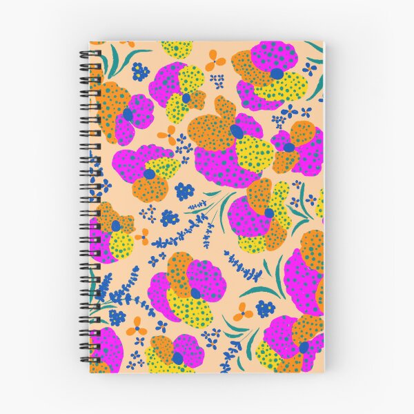Item preview, Vibrant Retro Floral Garden Pattern designed and sold by AneissPiaf.