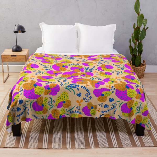 Item preview, Vibrant Retro Floral Garden Pattern designed and sold by AneissPiaf.