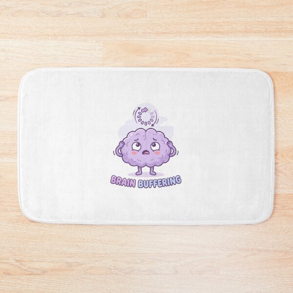 Item preview, Brain Buffering Sticker | Funny ADHD Mood designed and sold by CutePlix.