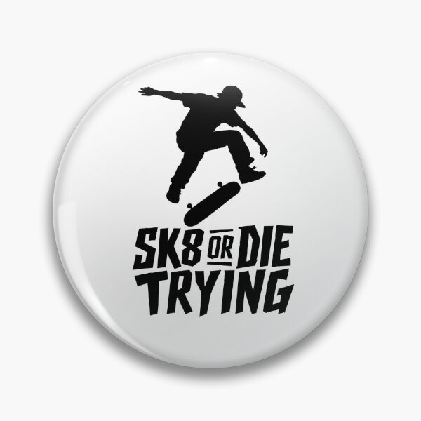 Artikelvorschau, SK8 Or Die Trying Skater Kickflip Stencil Silhouette Tee Sticker Punk Skateboarder Gift entworfen und verkauft von sharifex.