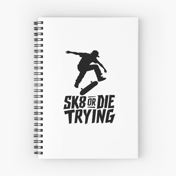Item preview, SK8 Or Die Trying Skater Kickflip Stencil Silhouette Tee Sticker Punk Skateboarder Gift designed and sold by sharifex.