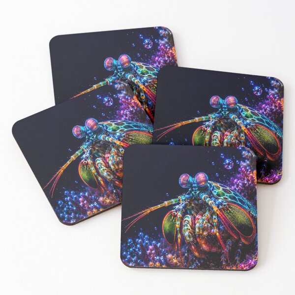 Item preview, Peacock Mantis Shrimp designed and sold by PXLSKN.