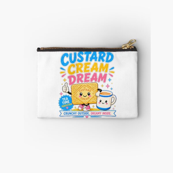 Item preview, Custard Cream Dream Shirt | Cute Biscuit Tea Lover Design | Retro British Biscuit Art designed and sold by Snackwave Ninety.