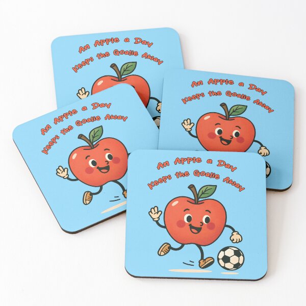 Item preview, An apple is playing soccer designed and sold by AlchemyColor.
