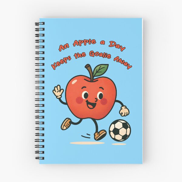 Item preview, An apple is playing soccer designed and sold by AlchemyColor.