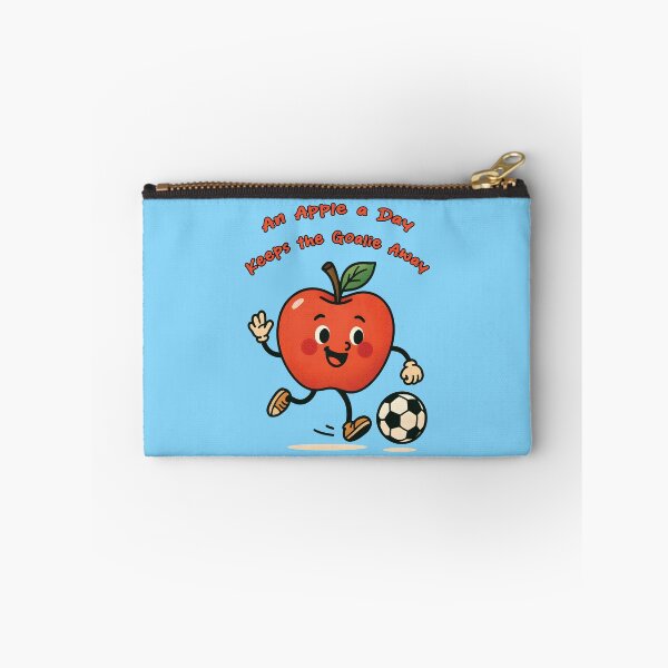 Item preview, An apple is playing soccer designed and sold by AlchemyColor.