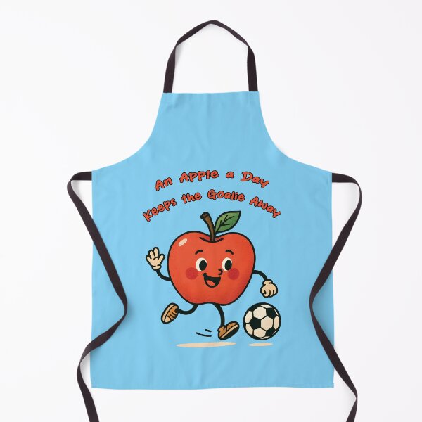 Item preview, An apple is playing soccer designed and sold by AlchemyColor.