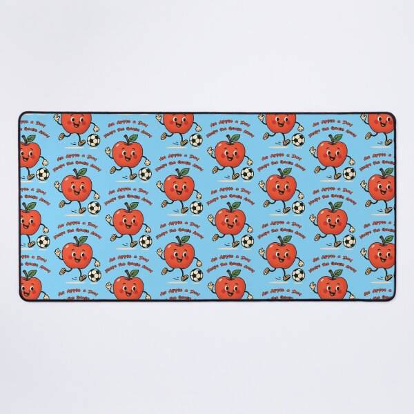 Item preview, An apple is playing soccer designed and sold by AlchemyColor.