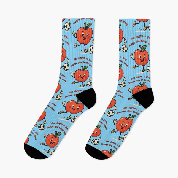 Item preview, An apple is playing soccer designed and sold by AlchemyColor.