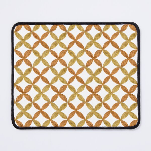 Item preview, Gold Autumn Leaves Geometric Pattern in Watercolor designed and sold by andrebalest.art.