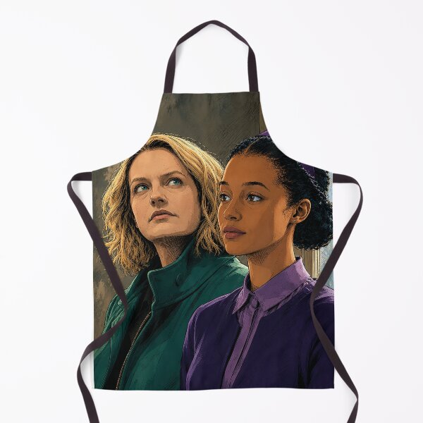 Item preview, Agnes from The Testaments and June from The Handmaid's Tale (fan art) designed and sold by PopCultureAndStuff.