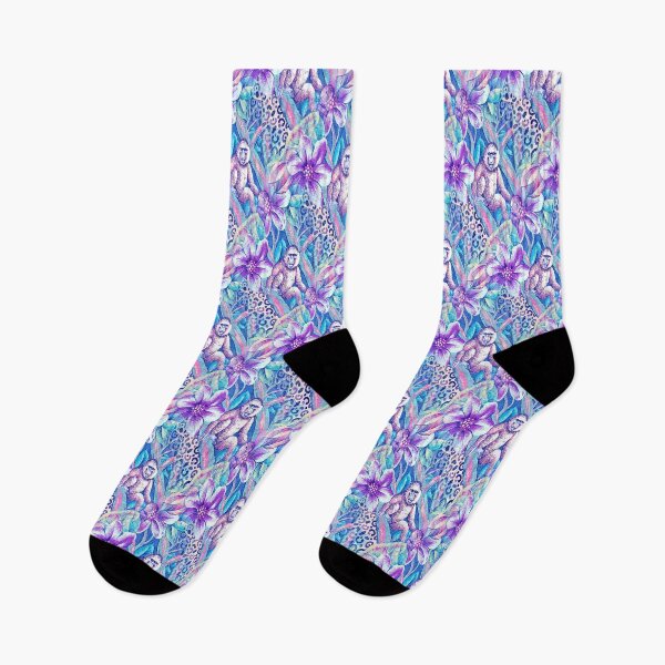 Item preview, Monkey Flower in Blue designed and sold by yonni.
