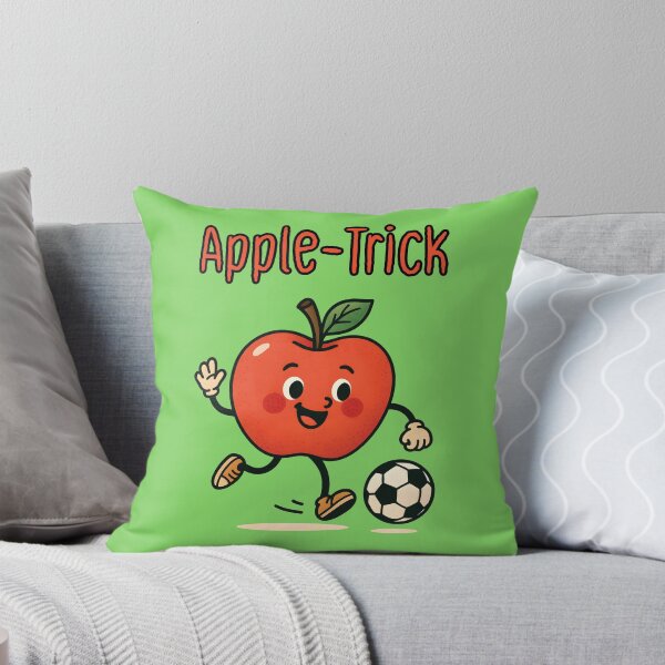 Item preview, The apple is kicking a football designed and sold by AlchemyColor.
