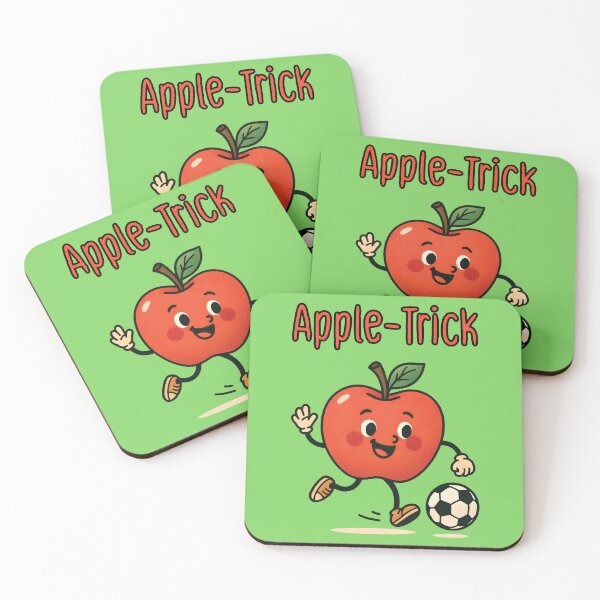 Item preview, The apple is kicking a football designed and sold by AlchemyColor.