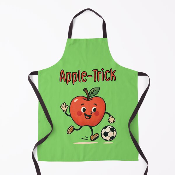 Item preview, The apple is kicking a football designed and sold by AlchemyColor.