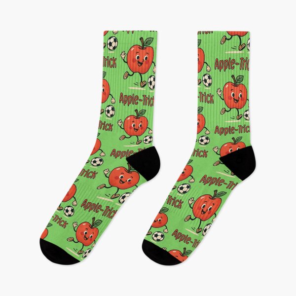 Item preview, The apple is kicking a football designed and sold by AlchemyColor.