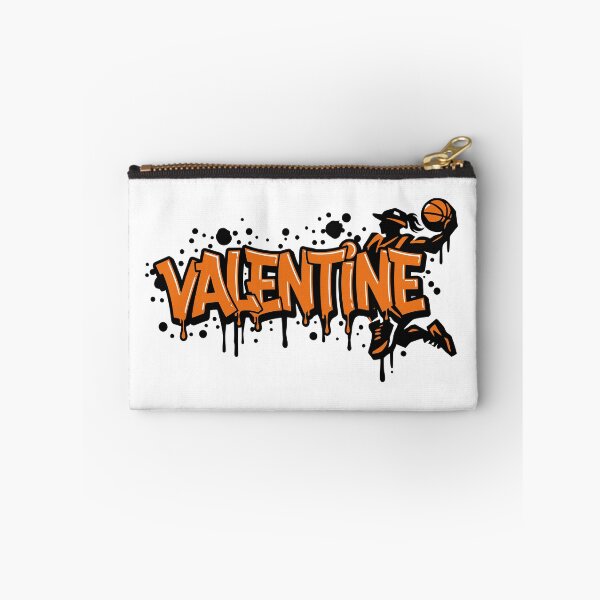Item preview, Graffiti Drip Painting Basketball Name Valentine designed and sold by digital.stickerperso.com.