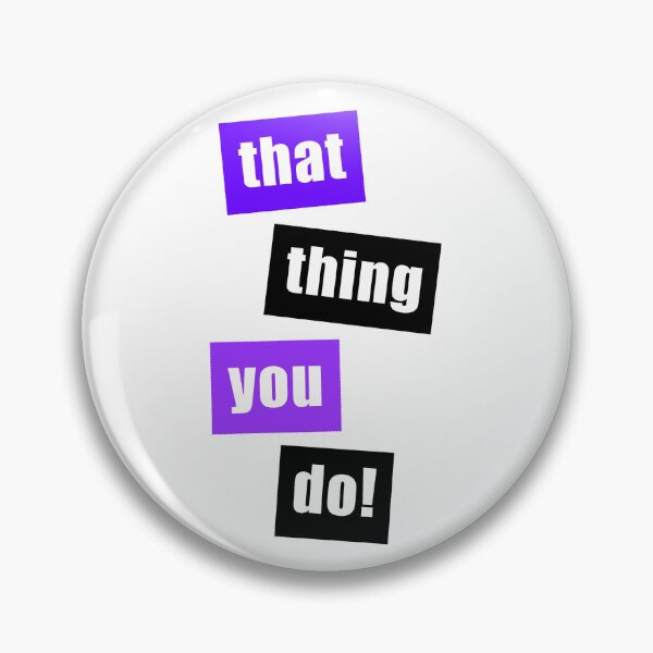 Item preview, That Thing You Do Purple and Black designed and sold by Normbot2000.