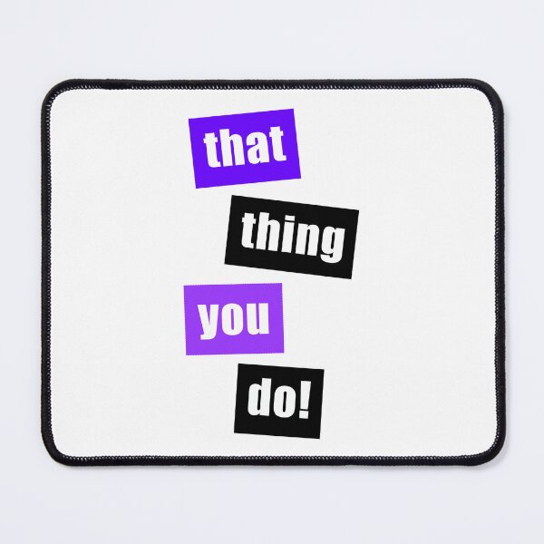Item preview, That Thing You Do Purple and Black designed and sold by Normbot2000.