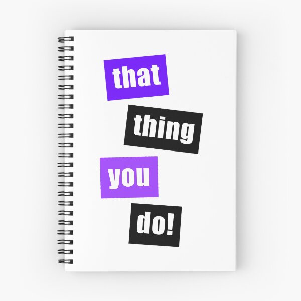 Item preview, That Thing You Do Purple and Black designed and sold by Normbot2000.