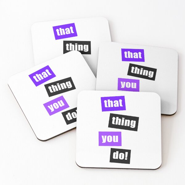 Item preview, That Thing You Do Purple and Black designed and sold by Normbot2000.