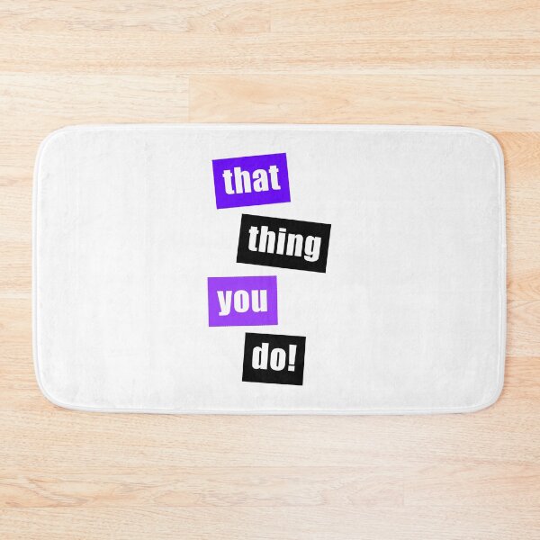 Item preview, That Thing You Do Purple and Black designed and sold by Normbot2000.