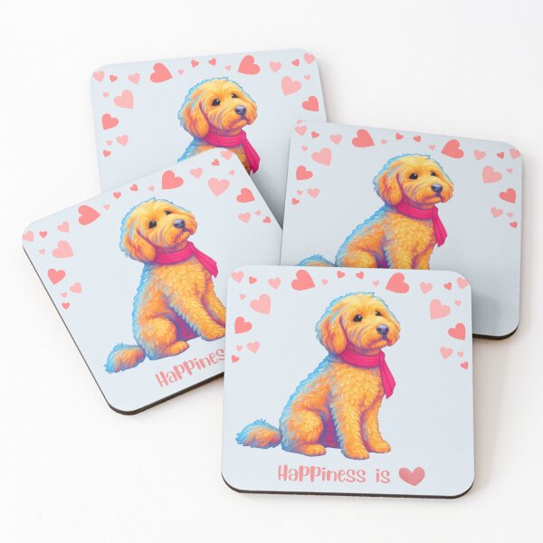 Item preview, Happiness ls doodle puppy designed and sold by Doodles Down South.